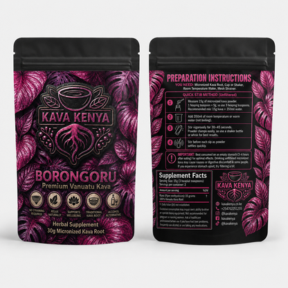 Borongoru Micronized Kava, Kenya