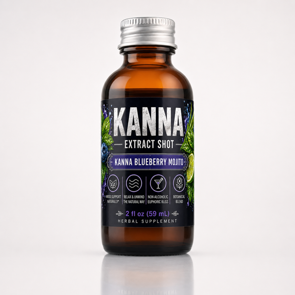 Blueberry Mojito Kanna Shot | Euphoric Mocktail Kenya