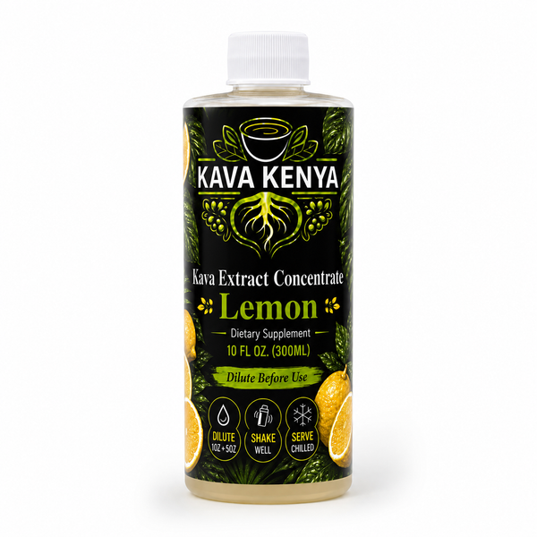 Flavored Kava Concentrate, Kenya, Tropical/Lemon/Iced Tea