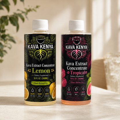 Flavored Kava Concentrate, Kenya, Tropical/Lemon/Iced Tea